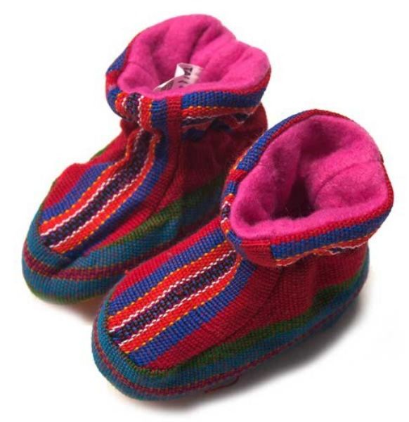 Picture of ikat baby booties