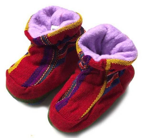 Picture of ikat baby booties