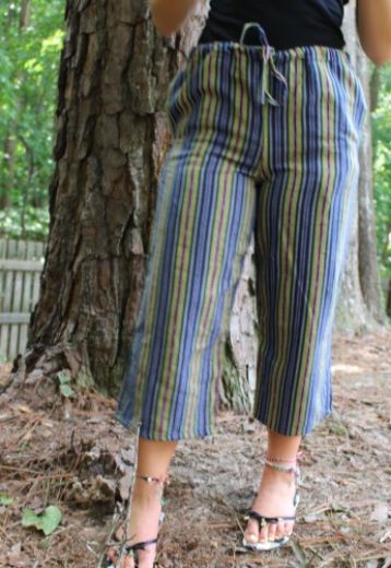 Picture of ikat cropped pants