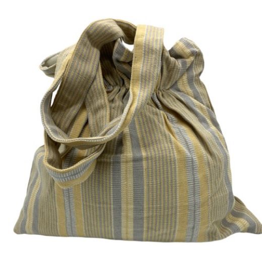 Picture of natural dye scrunch bag