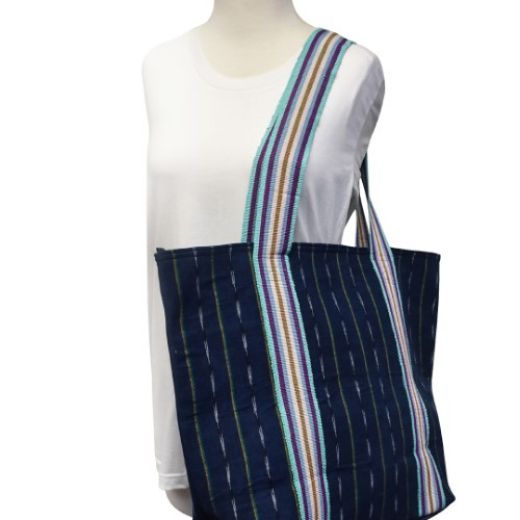 Picture of striped sasha tote bag