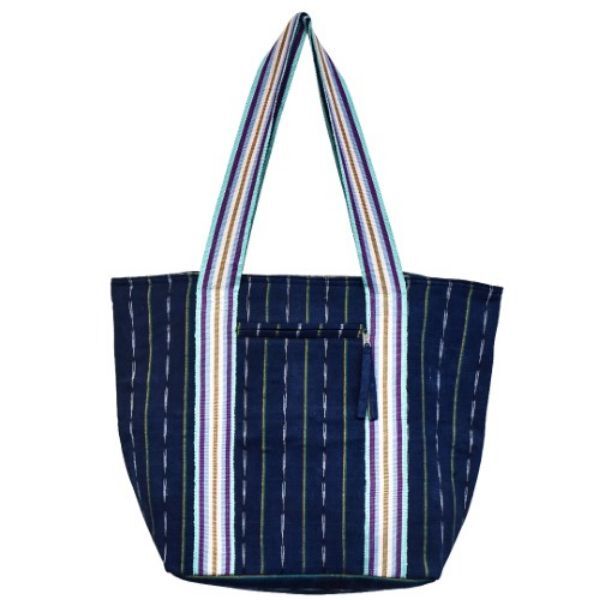 Picture of striped sasha tote bag