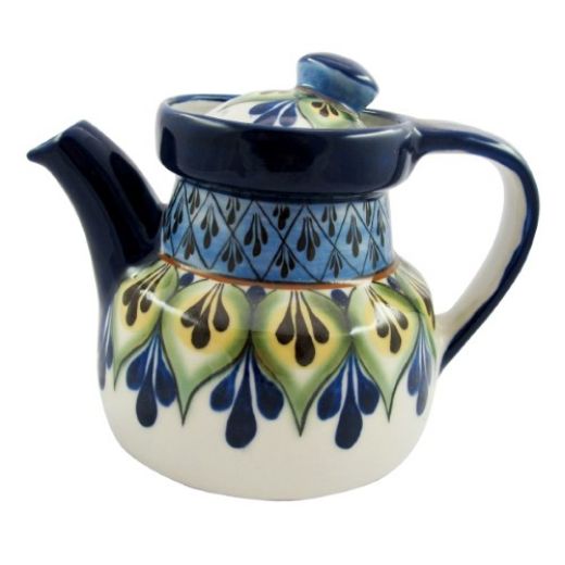 Picture of hand-painted ceramic teapot
