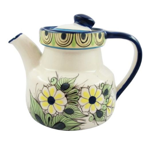 Picture of hand-painted ceramic teapot