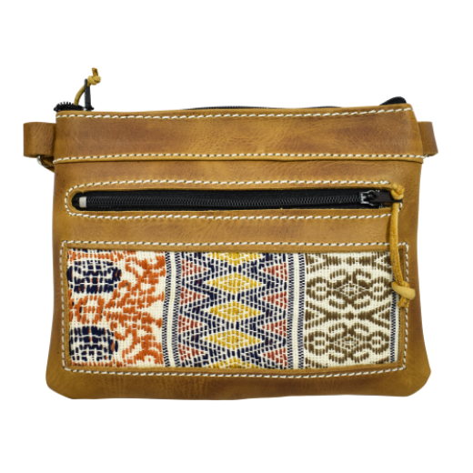 Picture of comalapa leather crossbody pouch