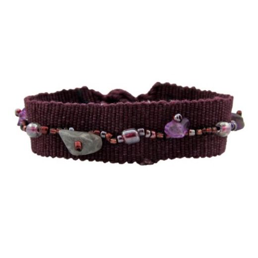 Picture of crystal woven friendship bracelet