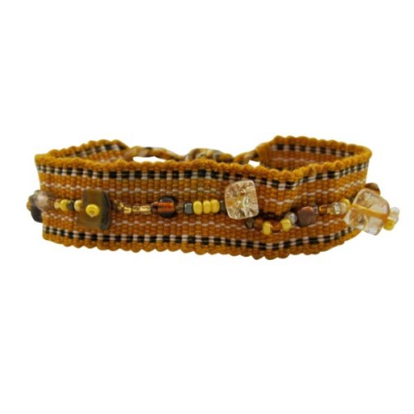 Picture of crystal woven friendship bracelet