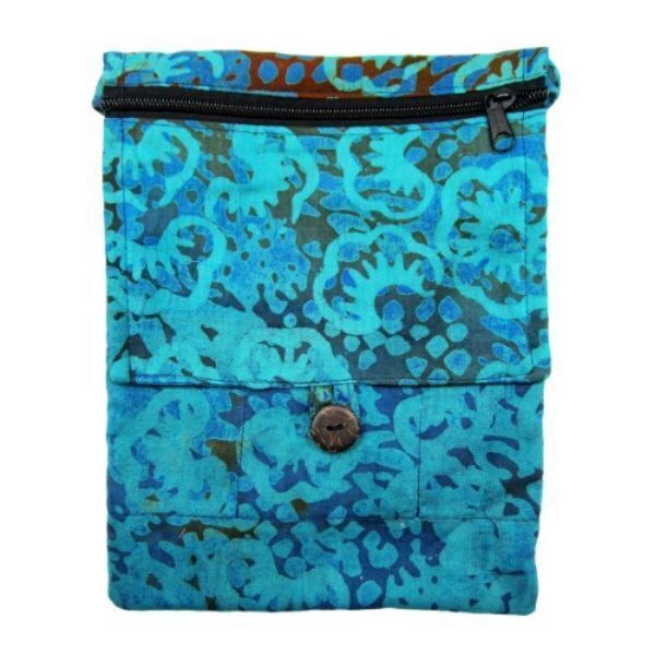 Picture of cotton batik passport bag