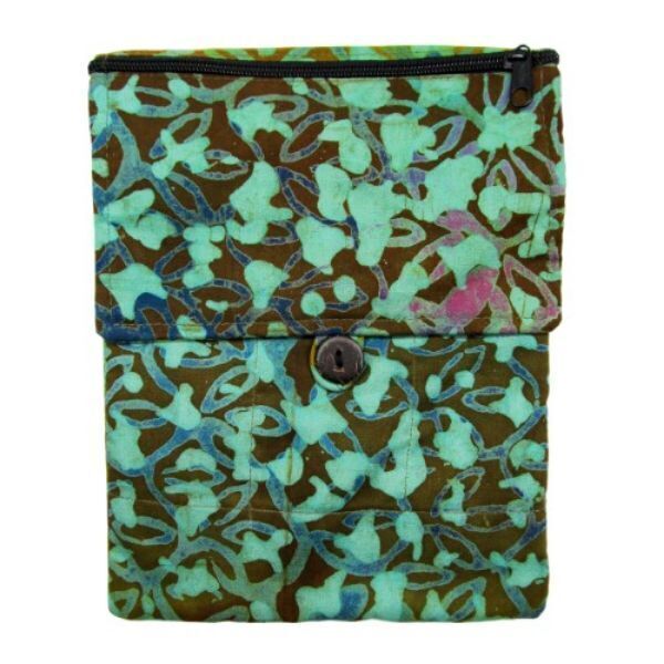 Picture of cotton batik passport bag