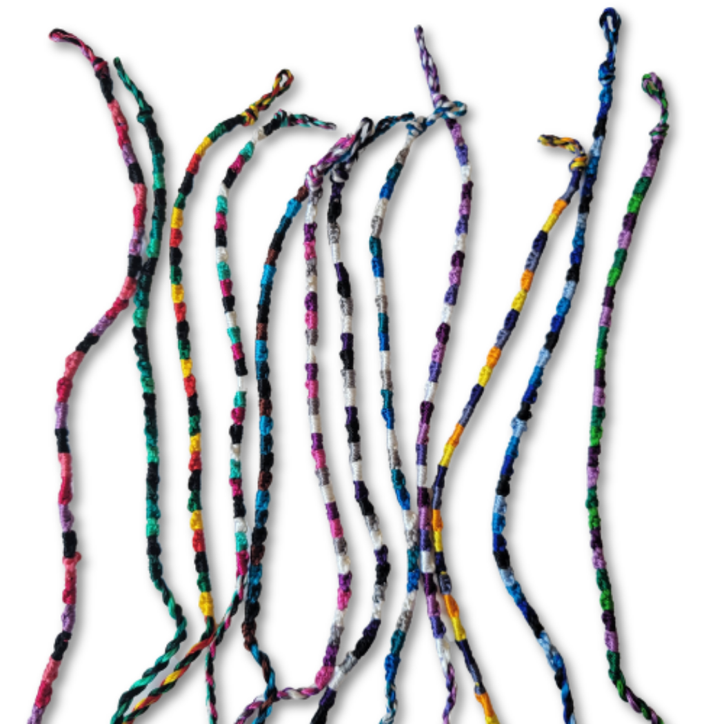 Picture of skinny friendship bracelet bundle