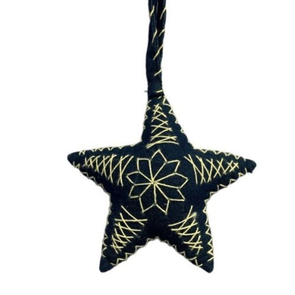 Picture of super star hand stitched ornament