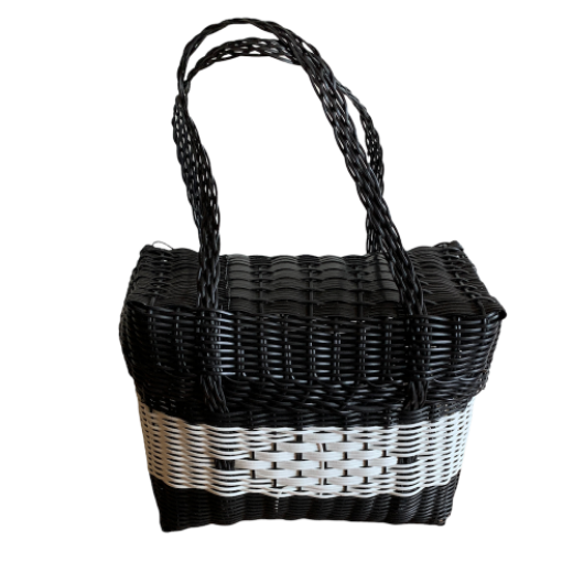Picture of covered plastic basket