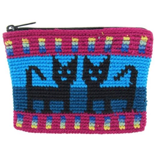 Picture of crocheted cat coin purse