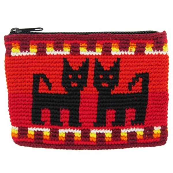 Picture of crocheted cat coin purse