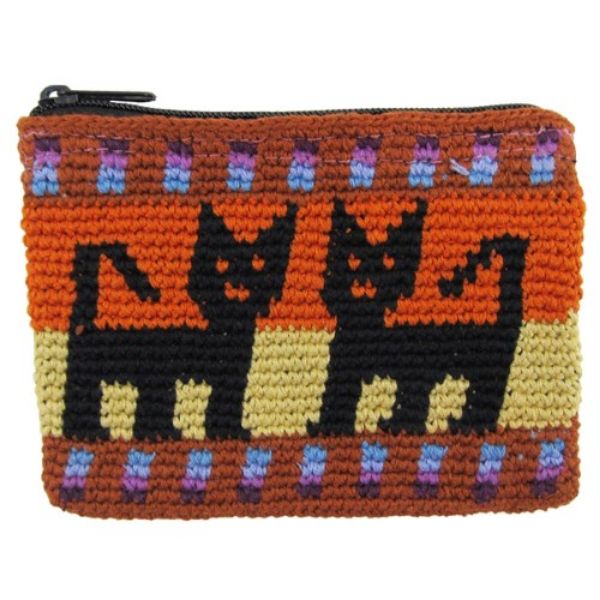 Picture of crocheted cat coin purse