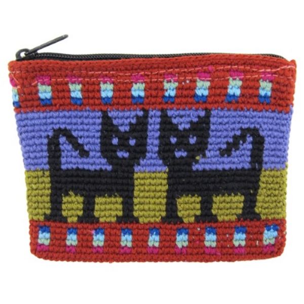 Picture of crocheted cat coin purse