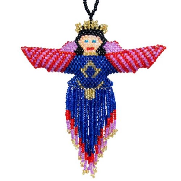 Picture of beaded holiday ornament - deluxe