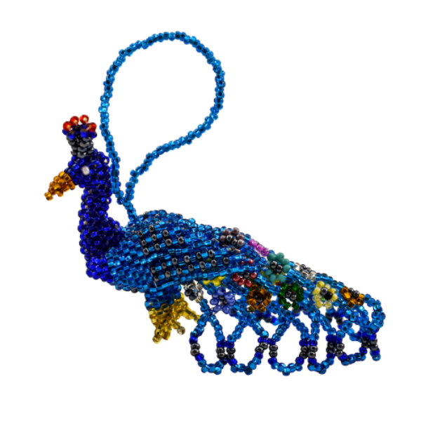 Picture of beaded holiday ornament - deluxe