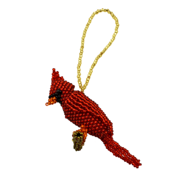 Picture of beaded holiday ornament - deluxe