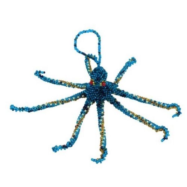 Picture of beaded octopus ornament