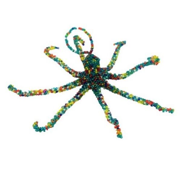 Picture of beaded octopus ornament