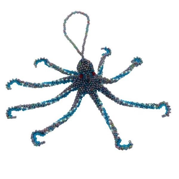 Picture of octopus beaded ornament