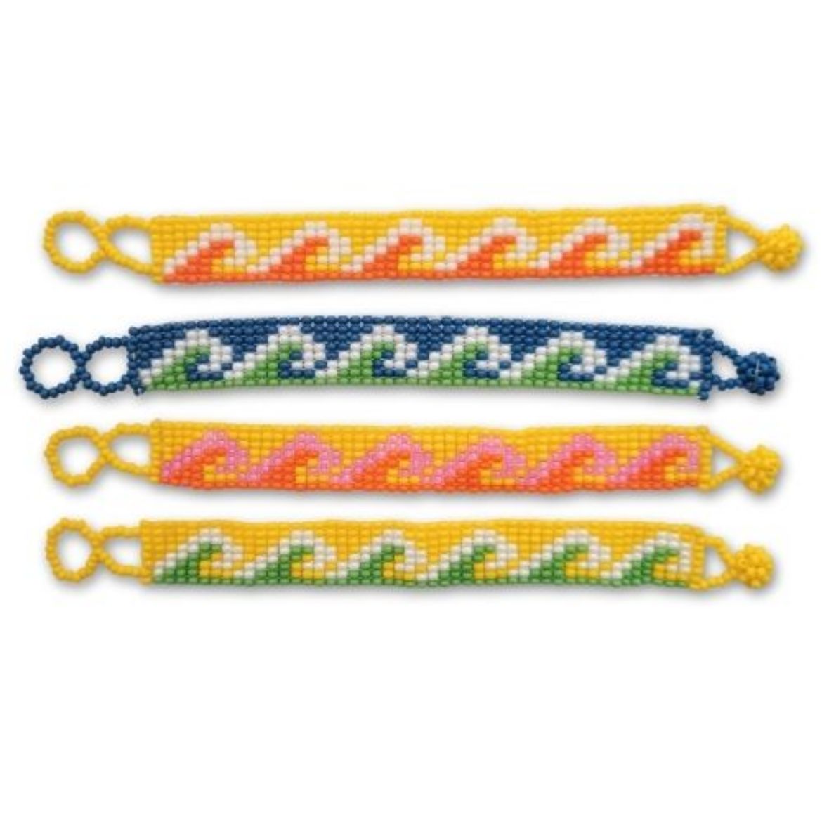 Picture of kids' beaded wave bracelet