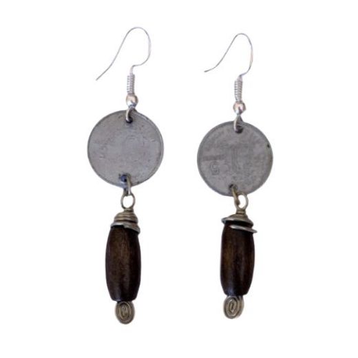 Picture of centavos beaded earrings