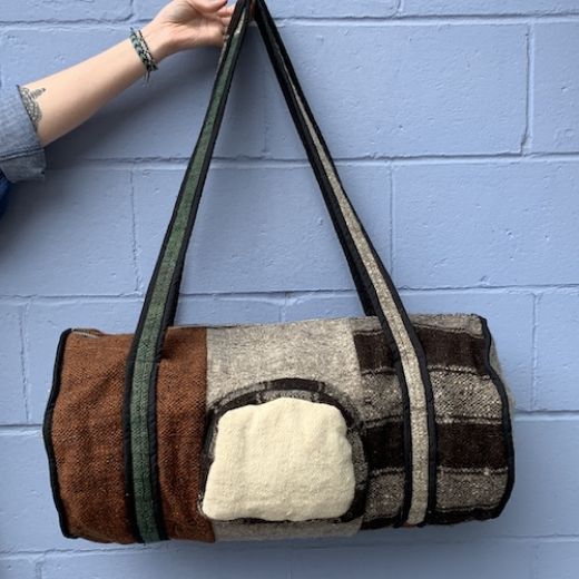 Picture of woolen duffel bag