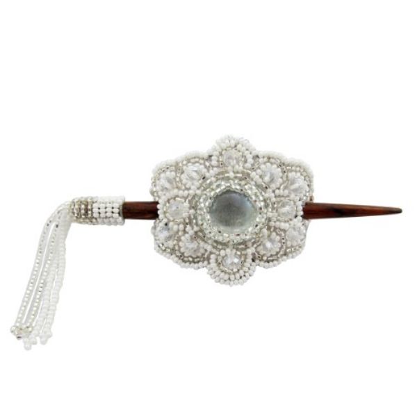 Picture of mini beaded crystal hair slide