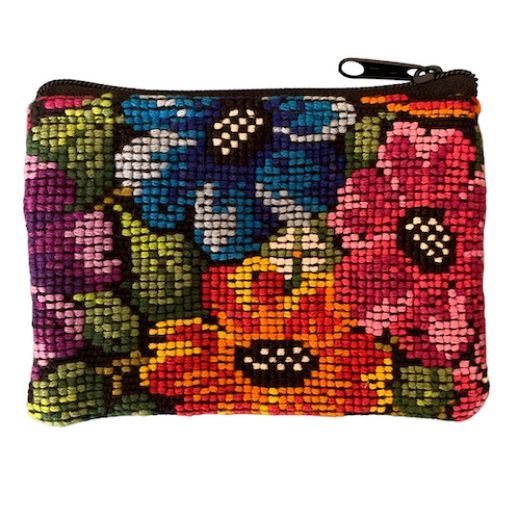 Picture of huipil two zip pouch
