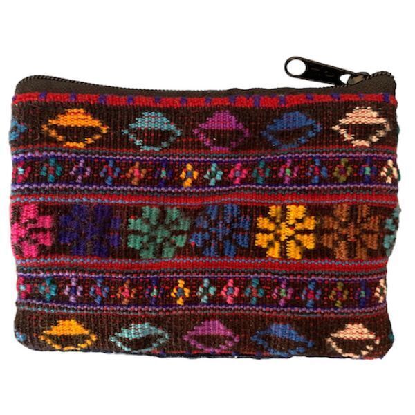 Picture of huipil two zip pouch