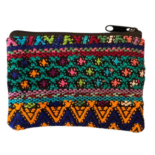 Picture of huipil two zip pouch