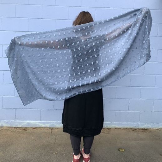 Picture of ponytail shawl