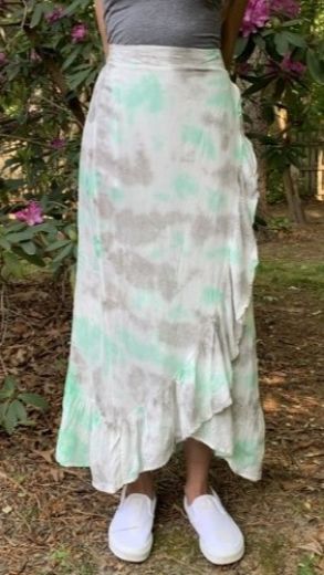 Picture of tie dye ruffle skirt