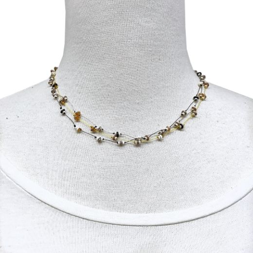 Picture of savannah three strand necklace