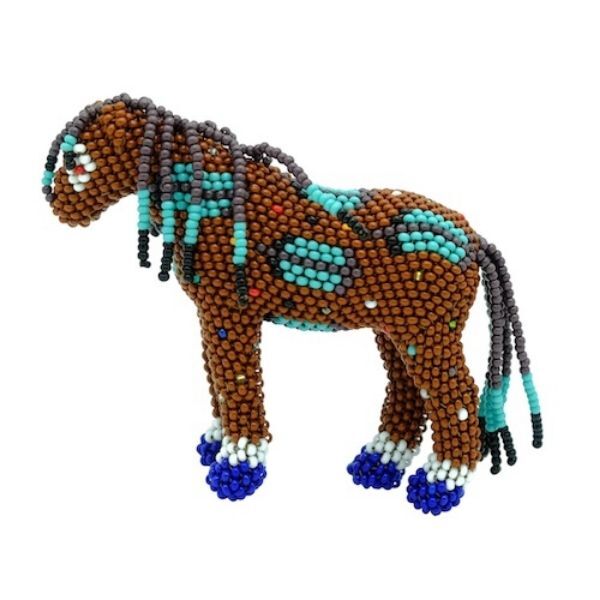 Picture of beaded horse