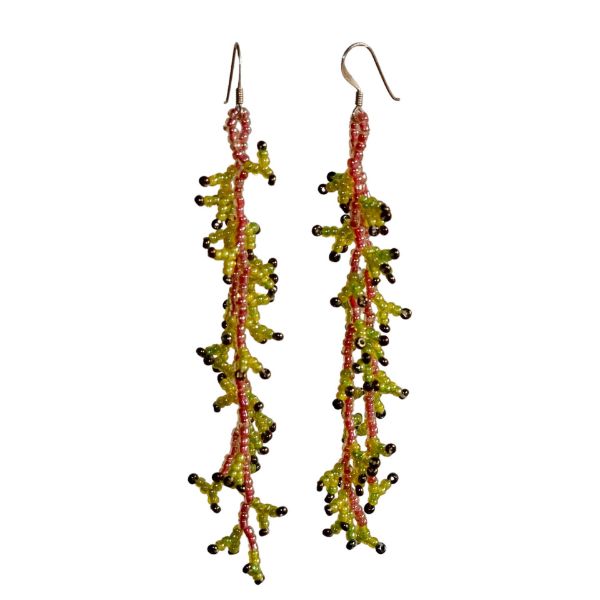 Picture of caribou two strand beaded earrings