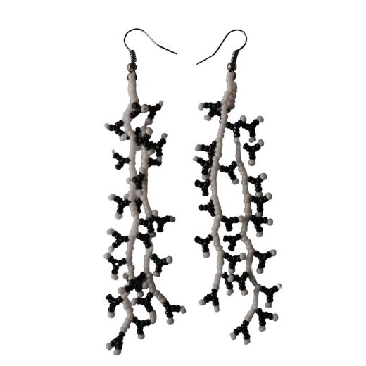 Picture of caribou two strand beaded earrings