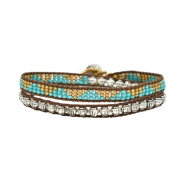 Picture of kampi beaded wrap bracelet