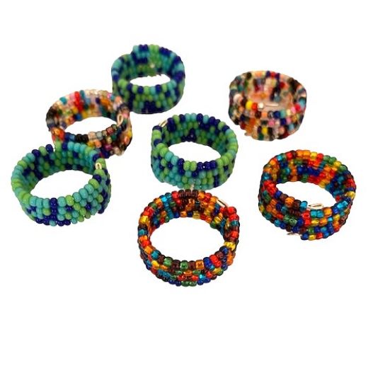 Picture of alambre beaded ring 