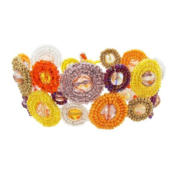 Picture of mosaic beaded bracelet