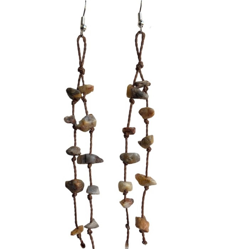 Picture of rock chip earrings