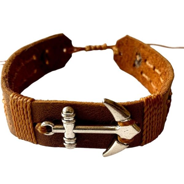 Picture of maritime leather bracelet