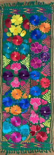 Picture of table runner - floral tapestry