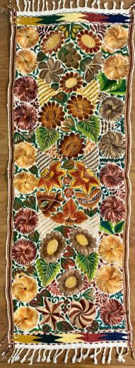 Picture of table runner - floral tapestry