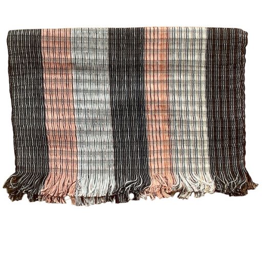 Picture of striped cotton scarf