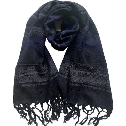 Picture of cotton fringe scarf