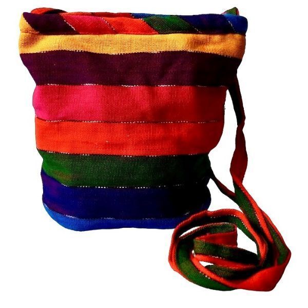 Picture of ikat bucket bag