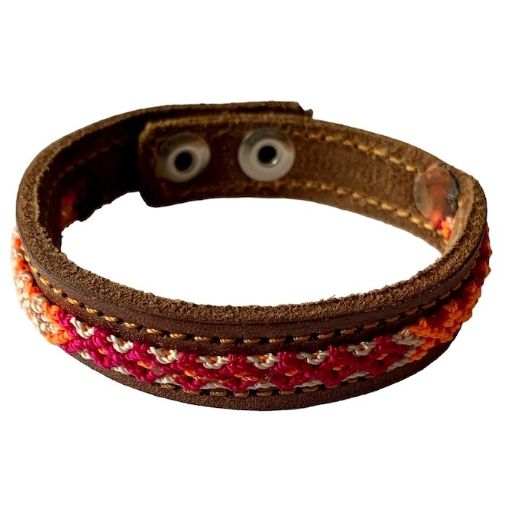Picture of woven leather bracelet